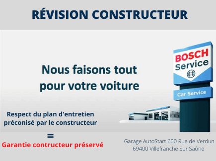 Atelier réparation entretien voiture garantie constructeur a villefranche